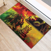 Happy Birthday King of Reggae Rubber Doormat - Wonder Print Shop