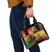 Happy Birthday King of Reggae Shoulder Handbag