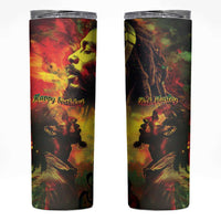 Happy Birthday King of Reggae Skinny Tumbler - Wonder Print Shop