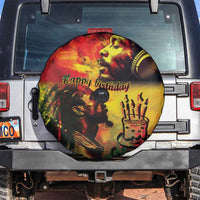 Happy Birthday King of Reggae Spare Tire Cover - Wonder Print Shop
