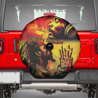 Happy Birthday King of Reggae Spare Tire Cover - Wonder Print Shop