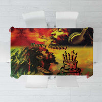 Happy Birthday King of Reggae Tablecloth - Wonder Print Shop