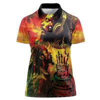Happy Birthday King of Reggae Women Polo Shirt - Wonder Print Shop