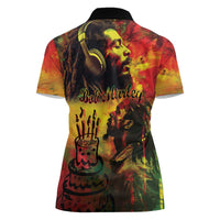 Happy Birthday King of Reggae Women Polo Shirt - Wonder Print Shop