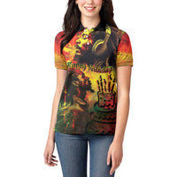 Happy Birthday King of Reggae Women Polo Shirt - Wonder Print Shop