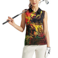 Happy Birthday King of Reggae Women Sleeveless Polo Shirt - Wonder Print Shop