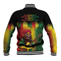 Honoring Reggae Legend Bob Birthday Baseball Jacket LT9 - Wonder Print Shop