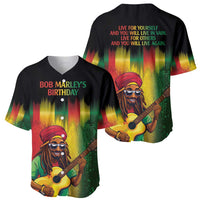 Honoring Reggae Legend Bob Birthday Baseball Jersey LT9 - Wonder Print Shop