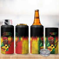 Honoring Reggae Legend Bob Birthday 4 in 1 Can Cooler Tumbler LT9 - Wonder Print Shop