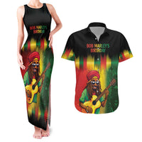 Honoring Reggae Legend Bob Birthday Couples Matching Tank Maxi Dress and Hawaiian Shirt LT9 - Wonder Print Shop
