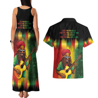 Honoring Reggae Legend Bob Birthday Couples Matching Tank Maxi Dress and Hawaiian Shirt LT9 - Wonder Print Shop
