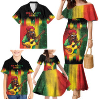 Honoring Reggae Legend Bob Birthday Family Matching Mermaid Dress and Hawaiian Shirt LT9 - Wonder Print Shop