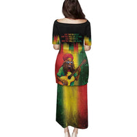 Honoring Reggae Legend Bob Birthday Family Matching Puletasi and Hawaiian Shirt - Wonder Print Shop