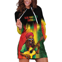 Honoring Reggae Legend Bob Birthday Hoodie Dress - Wonder Print Shop