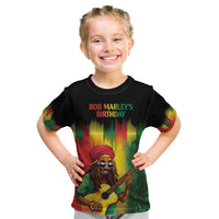 Honoring Reggae Legend Bob Birthday Kid T Shirt - Wonder Print Shop