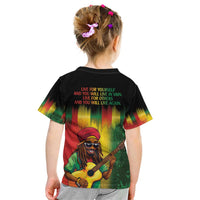 Honoring Reggae Legend Bob Birthday Kid T Shirt - Wonder Print Shop