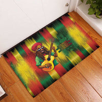 Honoring Reggae Legend Bob Birthday Rubber Doormat - Wonder Print Shop