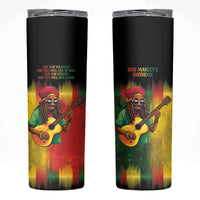 Honoring Reggae Legend Bob Birthday Skinny Tumbler - Wonder Print Shop