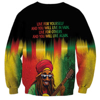 Honoring Reggae Legend Bob Birthday Sweatshirt - Wonder Print Shop