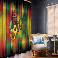 Honoring Reggae Legend Bob Birthday Window Curtain - Wonder Print Shop