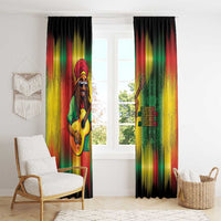 Honoring Reggae Legend Bob Birthday Window Curtain - Wonder Print Shop