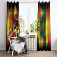 Honoring Reggae Legend Bob Birthday Window Curtain - Wonder Print Shop