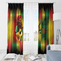 Honoring Reggae Legend Bob Birthday Window Curtain - Wonder Print Shop