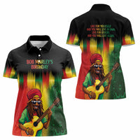 Honoring Reggae Legend Bob Birthday Women Polo Shirt - Wonder Print Shop