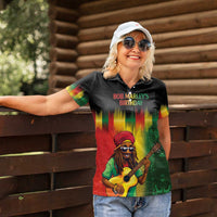Honoring Reggae Legend Bob Birthday Women Polo Shirt - Wonder Print Shop