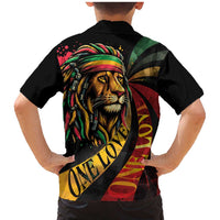 Jamaica Rastafarian Lion One Love Family Matching Mermaid Dress and Hawaiian Shirt LT9 - Wonder Print Shop