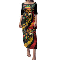 Jamaica Rastafarian Lion One Love Family Matching Puletasi and Hawaiian Shirt - Wonder Print Shop