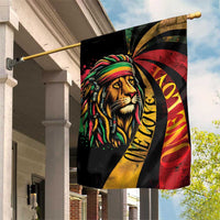 Jamaica Rastafarian Lion One Love Garden Flag - Wonder Print Shop