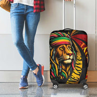 Jamaica Rastafarian Lion One Love Luggage Cover - Wonder Print Shop