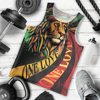 Jamaica Rastafarian Lion One Love Men Tank Top - Wonder Print Shop