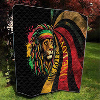Jamaica Rastafarian Lion One Love Quilt - Wonder Print Shop
