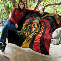 Jamaica Rastafarian Lion One Love Quilt - Wonder Print Shop