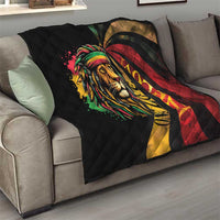 Jamaica Rastafarian Lion One Love Quilt - Wonder Print Shop