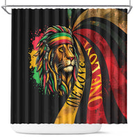 Jamaica Rastafarian Lion One Love Shower Curtain
