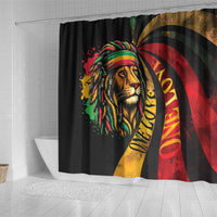 Jamaica Rastafarian Lion One Love Shower Curtain