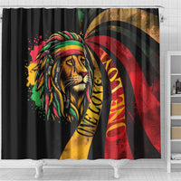 Jamaica Rastafarian Lion One Love Shower Curtain