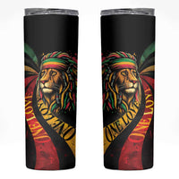 Jamaica Rastafarian Lion One Love Skinny Tumbler - Wonder Print Shop