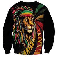 Jamaica Rastafarian Lion One Love Sweatshirt - Wonder Print Shop