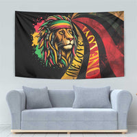 Jamaica Rastafarian Lion One Love Tapestry - Wonder Print Shop