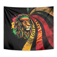 Jamaica Rastafarian Lion One Love Tapestry - Wonder Print Shop