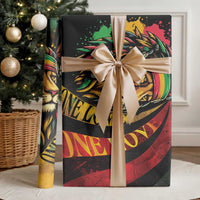 Jamaica Rastafarian Lion One Love Wrapping Paper Rastafarian Lion One Love - Wonder Print Shop