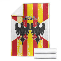 Kingdom of Trinacria Blanket Est 1282 Animus Tuus Dominus