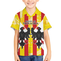 Kingdom of Trinacria Family Matching Puletasi and Hawaiian Shirt Est 1282 Animus Tuus Dominus - Wonder Print Shop