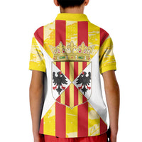 Kingdom of Trinacria Kid Polo Shirt Est 1282 Animus Tuus Dominus - Wonder Print Shop