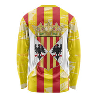 Kingdom of Trinacria Long Sleeve Shirt Est 1282 Animus Tuus Dominus - Wonder Print Shop