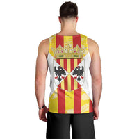 Kingdom of Trinacria Men Tank Top Est 1282 Animus Tuus Dominus - Wonder Print Shop